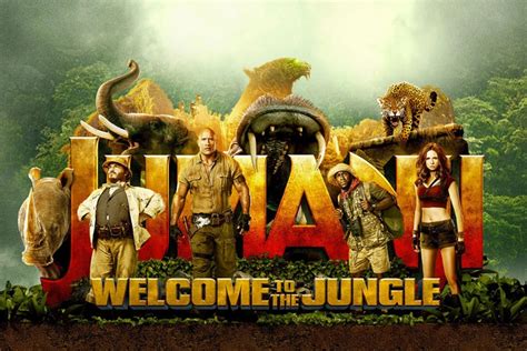 Jumanji En Magisk Djungel Äventyr Fyllt Med Farsor Och Fantastiska Djur!